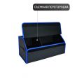 Сумка органайзер (саквояж) для багажника авто с липучкой сзади 30х30х70 см (цвет синий)